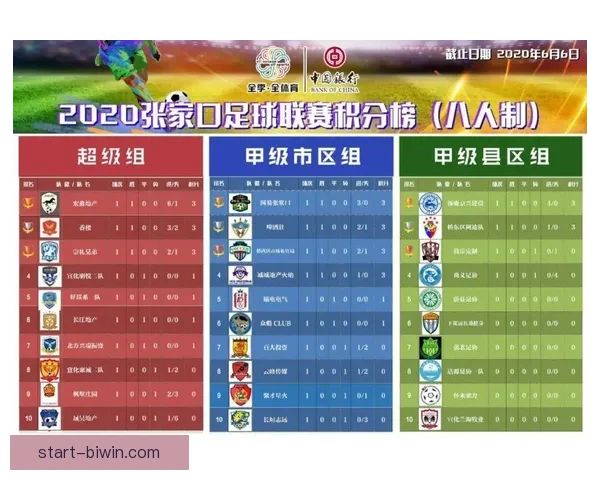 北京足球联赛最新积分榜解析各队排名与赛季表现全面盘点